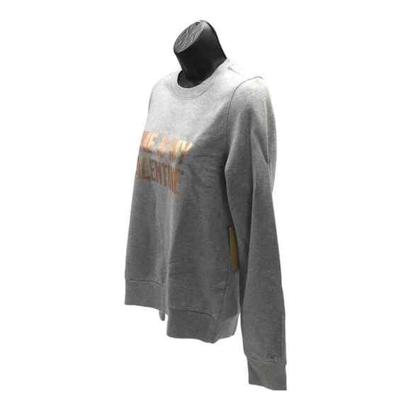 Halogen Women’s Gray Gold Graphic Sweatshirt Wine Is My Valentine Size S NWT - Picture 14 of 16
